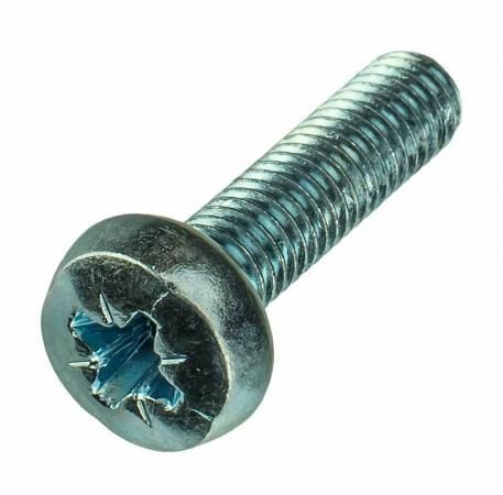 Винт с полусферической головкой и крестообраз. шлицем 8х100 DIN 7985 EKF wp8x100