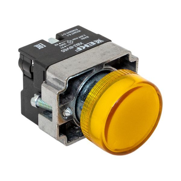 Лампа сигнальная BV65 желт. EKF xb2-bv65