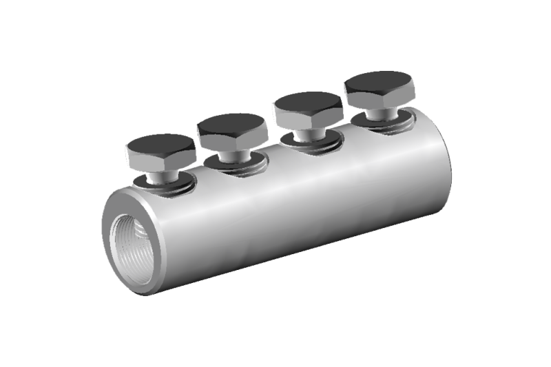 Соединитель болтовой 4СБ-1 25-50мм УХЛ3 (срыв. болт.) ГОФРОМАТИК zeta11010