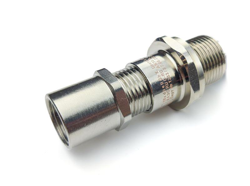 Ввод кабельный Ex ВКВ2ТВ-НР-М16-G3/8-9 1Ex db e II Gb X ГОФРОМАТИК zeta31707