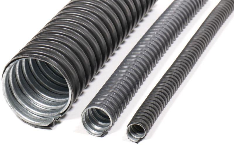 Металлорукав в ПВХ изоляции МРПИ НГ 75 УХЛ1 морозостойкий (уп.10м) ГОФРОМАТИК zeta42322